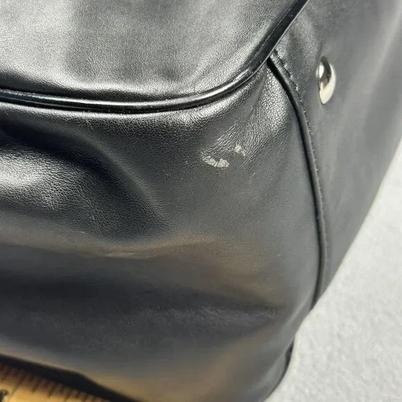 Coach Addison Tote Black Leather Diaper Bag Satchel Shoulder Crossbody F18374 - Picture 14 of 15